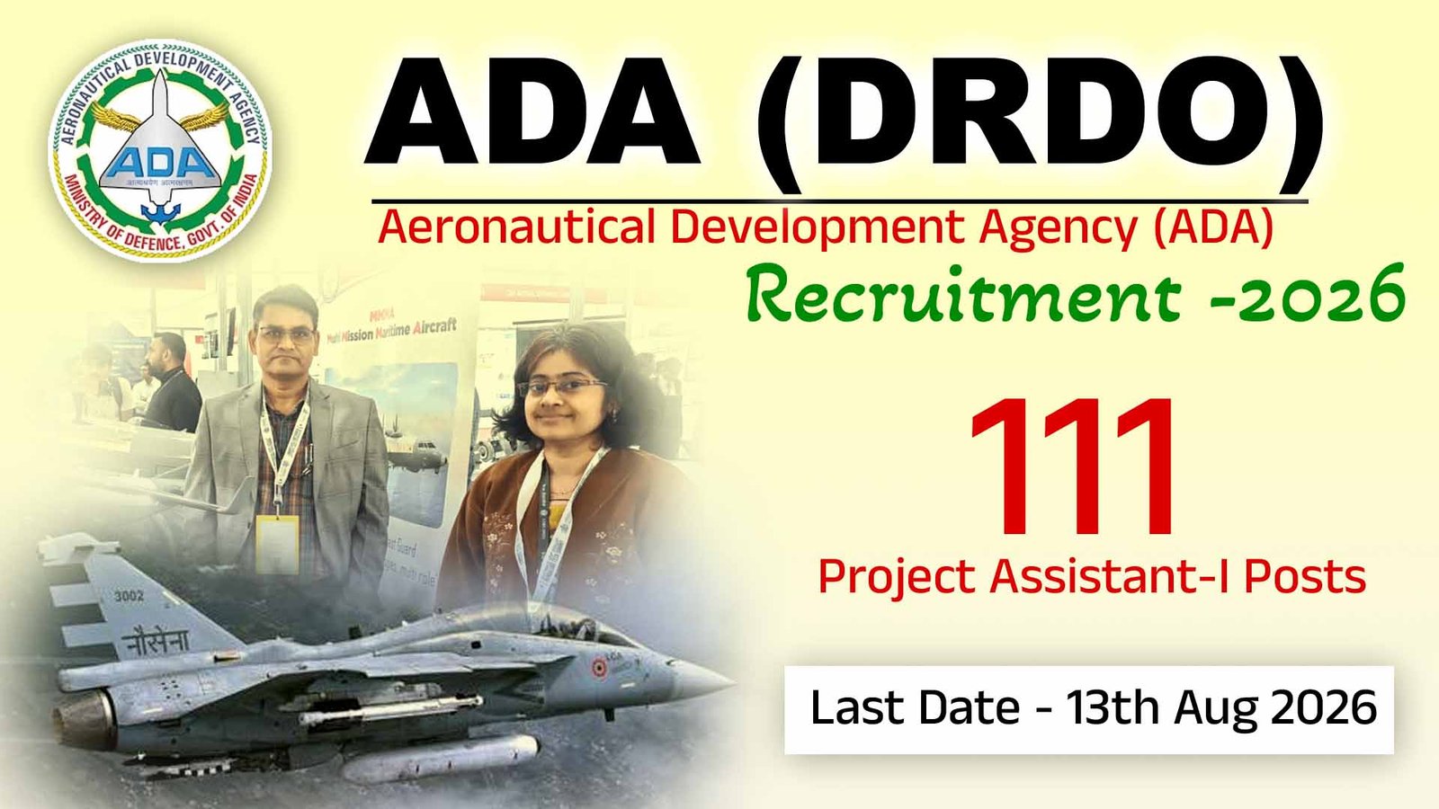ADA Project Assistant Recruitment 2026