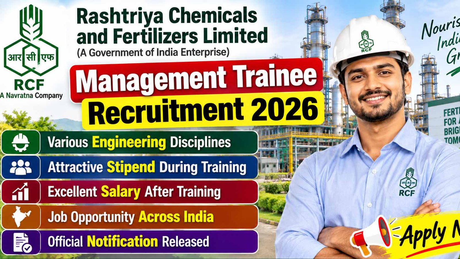RCF Management Trainee Recruitment 2026